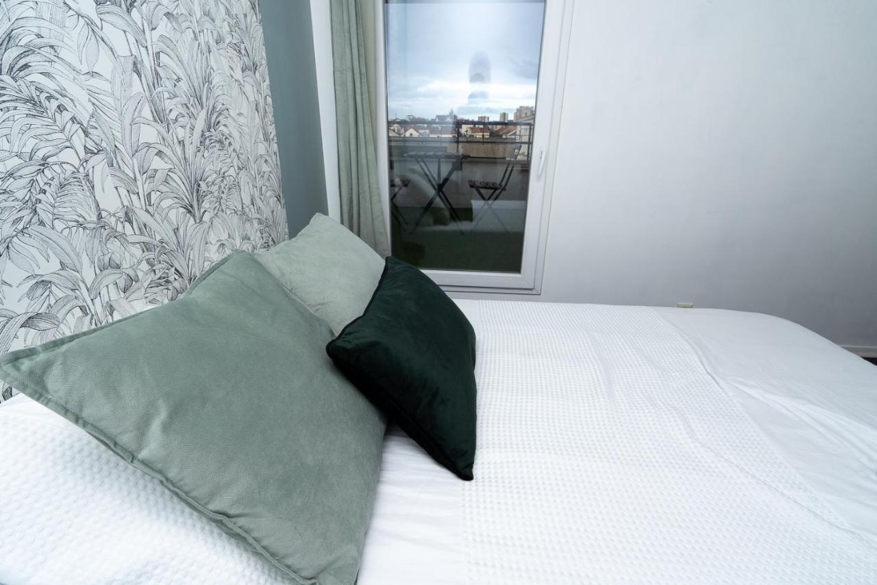 T3-Rare-2 Chambres-Parking Gratuit-2 Terrasses-Netflix-Proche Paris-La Defense Argenteuil Buitenkant foto