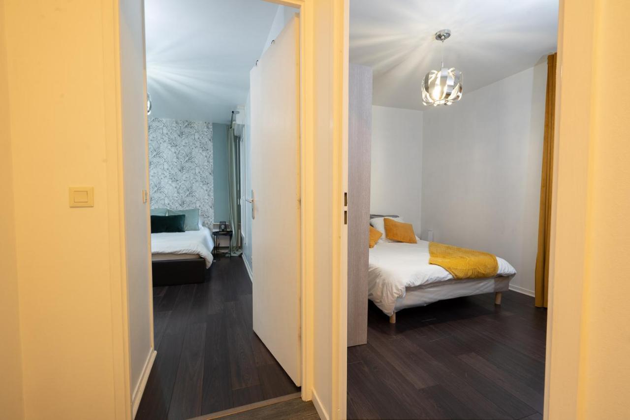 T3-Rare-2 Chambres-Parking Gratuit-2 Terrasses-Netflix-Proche Paris-La Defense Argenteuil Buitenkant foto